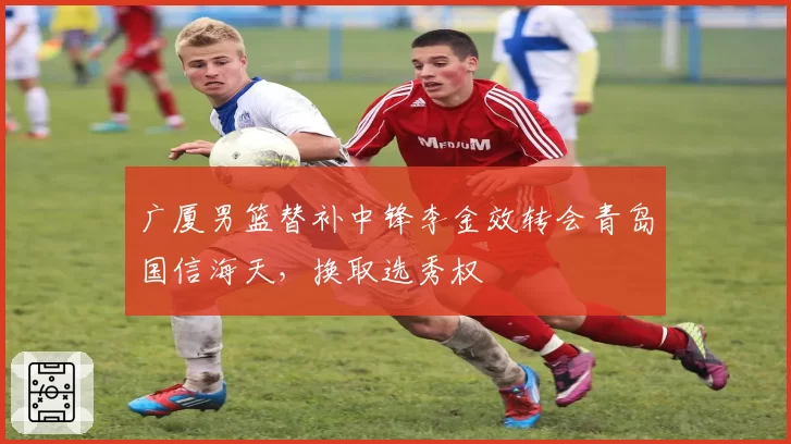 广厦男篮替补中锋李金效转会青岛国信海天，换取选秀权